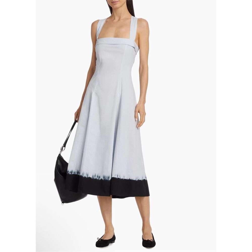 NWT PROENZA SCHOULER WHITE LABEL Edie Tie-Dye Sleeveless Midi-Dress Sz 00 $495